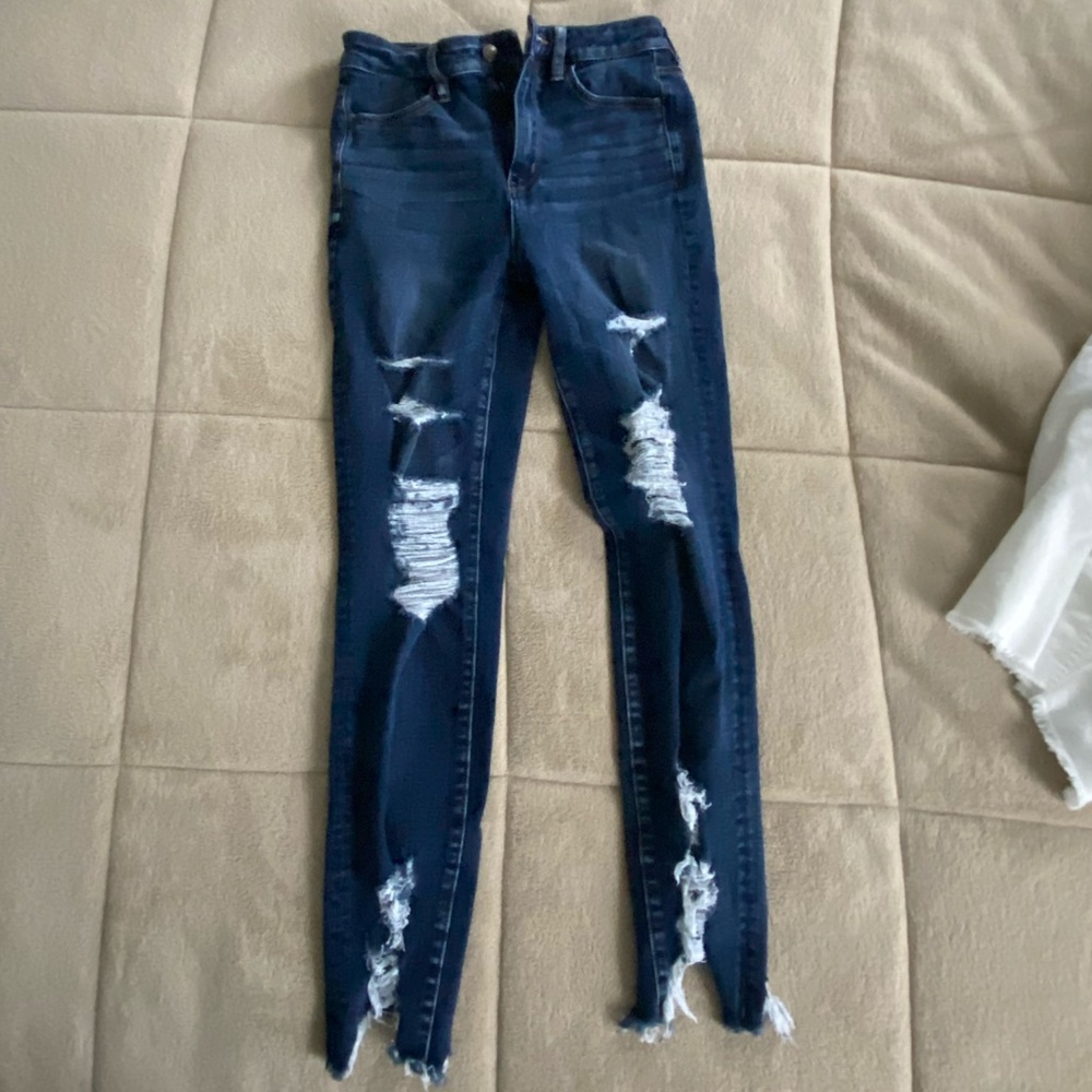 American Eagle ripped jeans